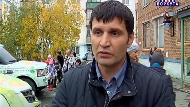 Воркута. Акция по раскраске автомобилей. 14.09.2014 г.