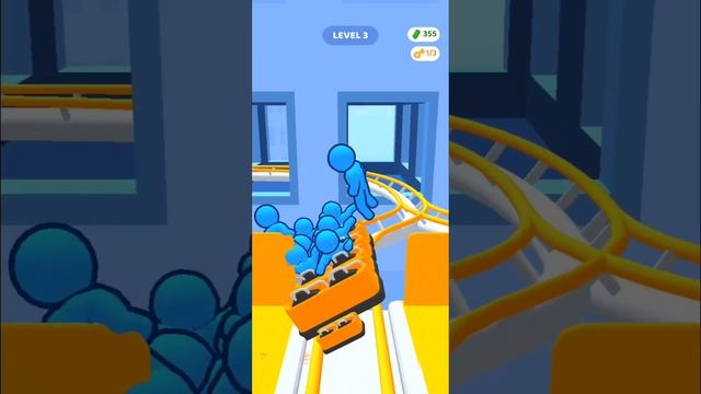 RUNNER COASTER GAME/ WALKTHROUGH LEVELS/ COLLECT MONEY