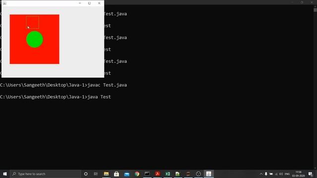 Lecture 24  - JPanel, Color, Font, Rectangle, Circle and Line, Mouse Events