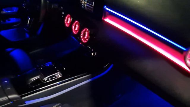 MERCEDES BENZ A CLASS (W177) τοποθέτηση ατμοσφαιρικού φωτισμού (ambient light)
