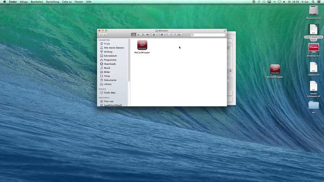 Windows Programme auf den Mac installieren Wineskin Winery Wrapper HD