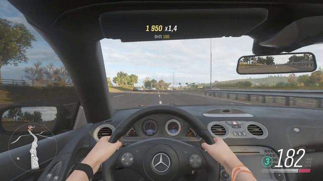 MERCEDES SL 65 AMG BLACK SERİES - Forza Horizon 4 | Logitech g29 gameplay