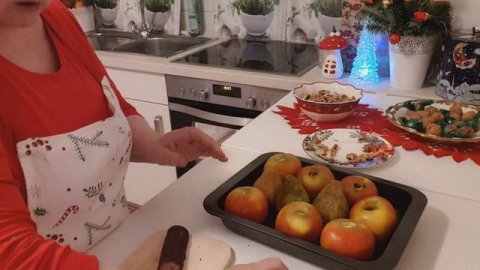 Рождественское Яблоко! Домашняя еда Кухня Рецепты