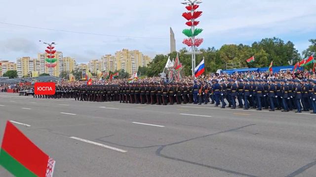 ЮСПА / В Минске проходит парад в честь 80-ти летия освобождения БССР от фашистов и Дня Независимости