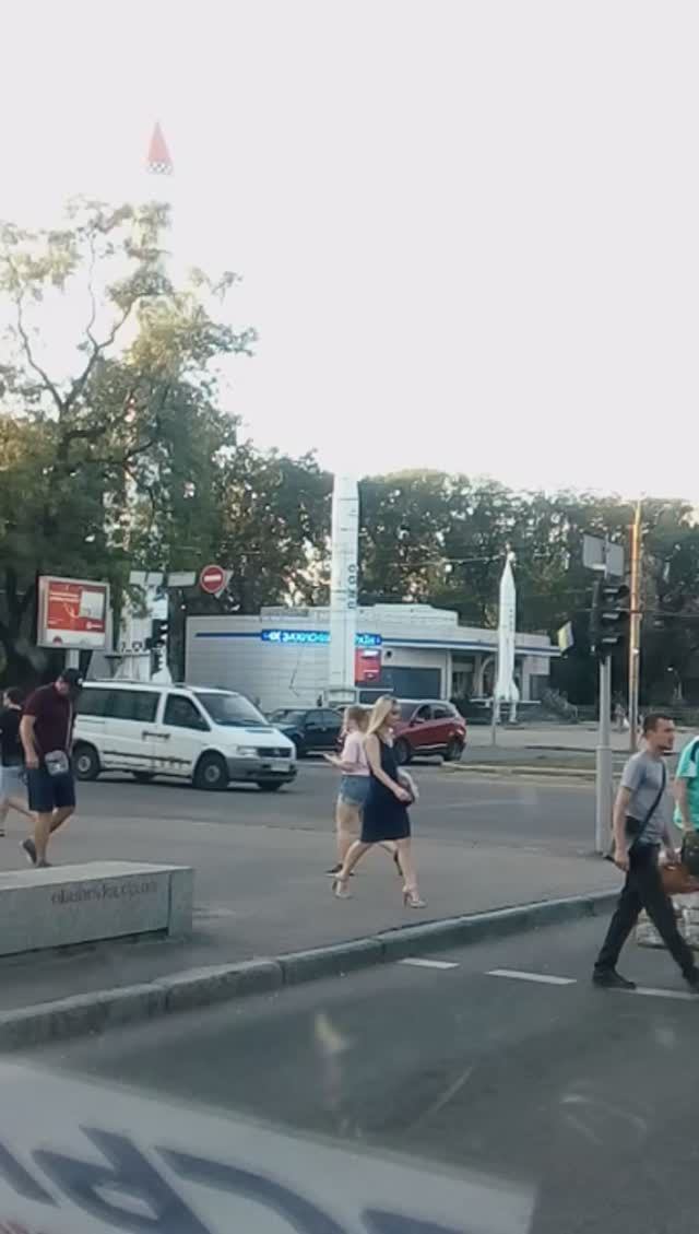 Проезжая Днепропетровск.