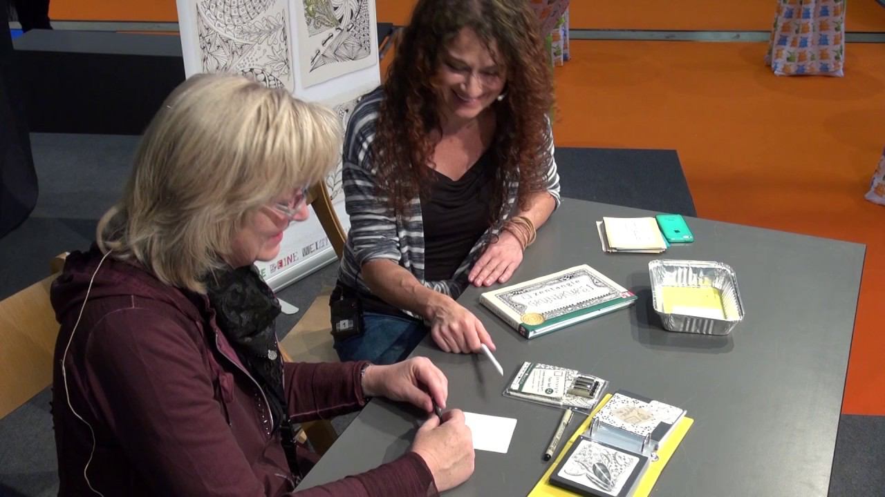 18 11 16 Kreativmesse Stuttgart Zentangle