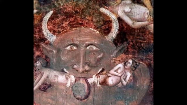 Фреска антихриста 14 век, Италия