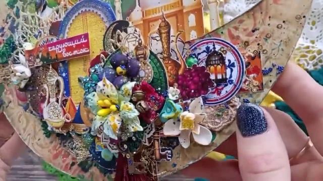 #ScrapMania_tm Панно "Чарующий восток"