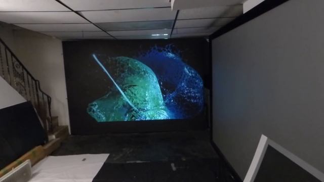 PAINT A 140" 16:9 OLED LIKE PROJECTION SCREEN IMMERSE ECLIPSE 4K CINEMA COMING 09/05/17