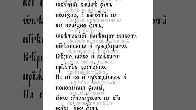 Первое послание к Тимофею святого апостола Павла. Глава 4