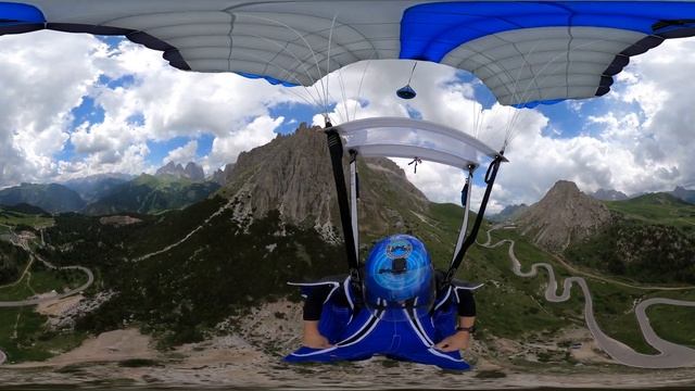 VR Wingsuit BASE jump - Sass Pordoi Saddle Line