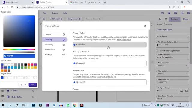 Android Development Tutorial Malayalam | No Coding Required | Splash Screen... | part 1.1 | Kodular
