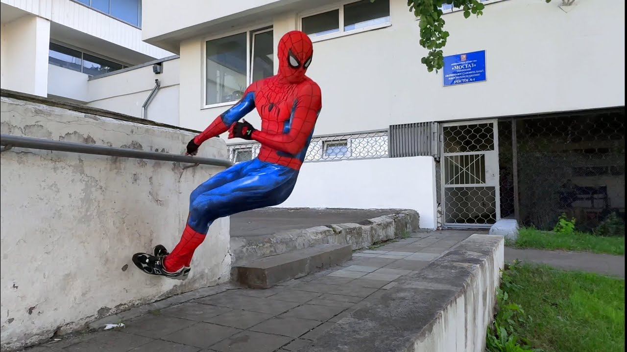 Amazing jumps from Spider-Man Parkour