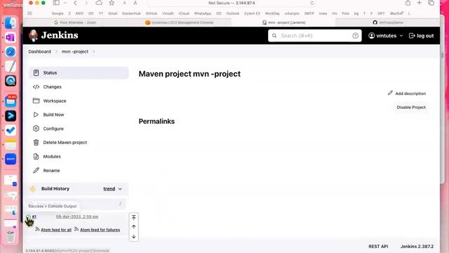War Application Deployment in Apache Tomcat Through Jenkins | #VmTutes