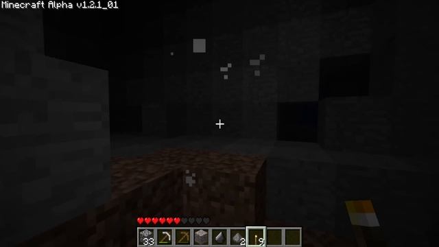 playing minecraft alpha