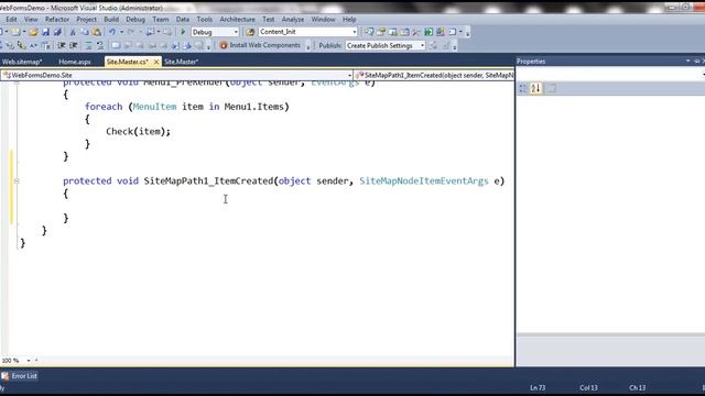 Part 157   SiteMapPath control in asp net