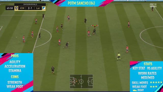 FIFA 19: POTM Sancho (84) Review - FIFA 19 Ultimate Team Player Review