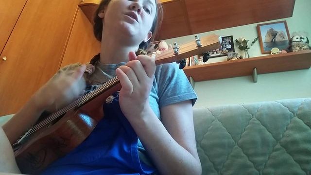 Noize MC - Выдыхай  3 куплета (кавер на укулеле, ukulele cover)