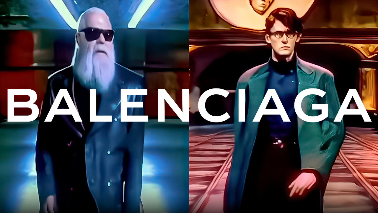 Гарри Поттер на показе мод от Balenciaga 2023