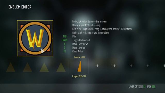 CoD: Advanced Warfare - World of Warcraft Emblem Tutorial