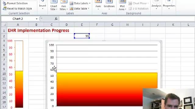 Excel Video 116 Thermometer Charts