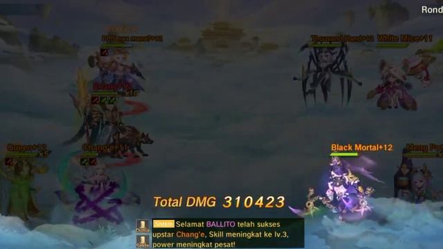 fraksi dark dihadapan Erlang artefak lvl 25? || Monkey king arena of heroes