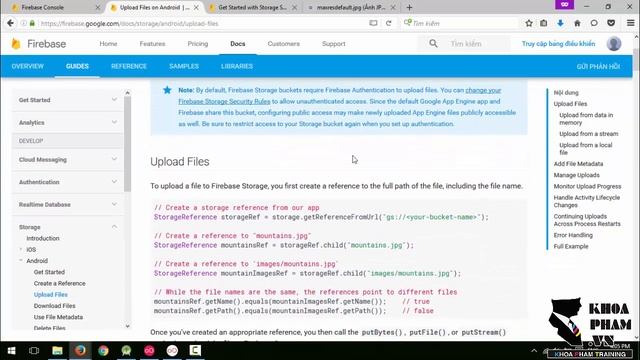 New Firebase in Android Bài 15: Lưu hình ảnh với Firebase Storage - Phần 1
