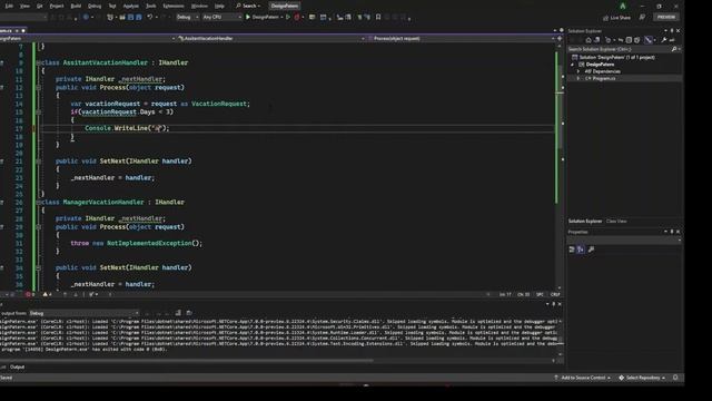 Design Patterns Chain-of-responsibility pattern C#(設計模式 責任鏈模式)