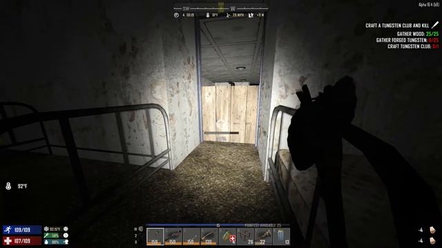 ★ 7 Days to Die War of the Walkers - Ep 7 - Visiting the park at night - alpha 16.4 let's play