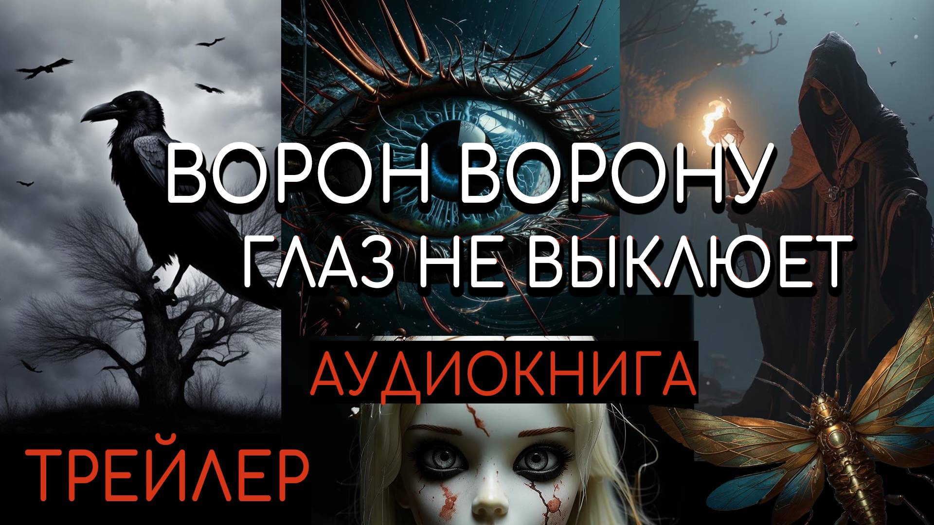 ТРЕЙЛЕР |АУДИОКНИГА|ВОРОН ВОРОНУ ГЛАЗ НЕ ВЫКЛЮЕТ