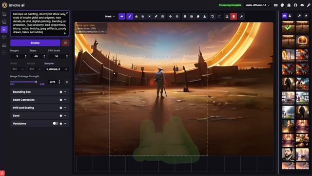 PAINTING with AI (Stable Diffusion) - Invoke AI - Portal