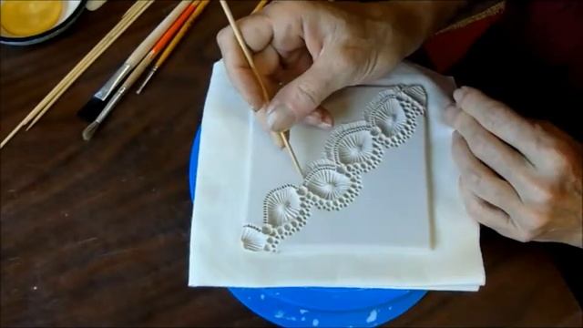 Tile making - Mairi Stone