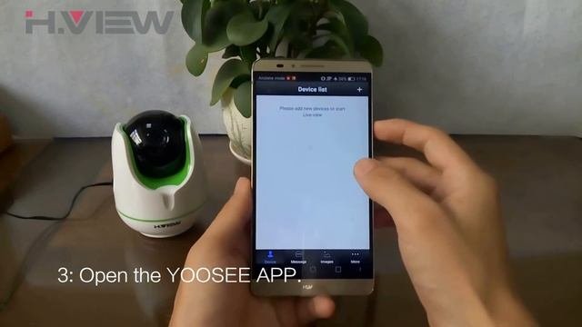 How To Use App Yoosee To Connect Camera - H.VIEW IP Camera
