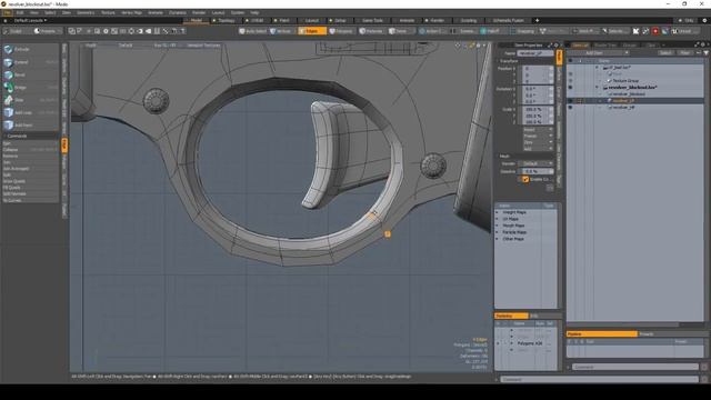 MODO. Создание игровой модели. Урок №4 - Lowpoly. (Евгений Пак, VideoSmile)