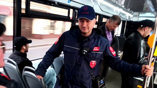 Спас пассажира от штрафа. Контрушка бранится.