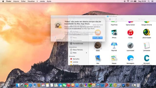Instalando programas de fora da Mac App Store no Mac OS X Yosemite / Mountain Lion / Lion