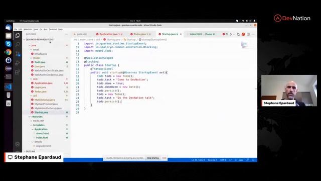Quarkus Renarde an old school Web framework with today's touch Red Hat Developer DevNation Tech Tal