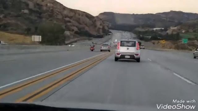 Авто катострофа в калифорнии. ЭКСКЛЮЗИВ
