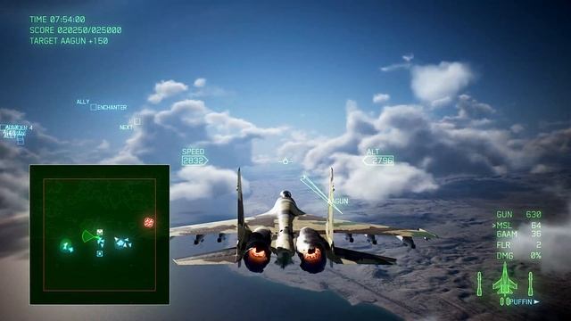 Ace Combat 7 : Skies Unknown - Hard Mode | Unexpected Visitor [1080p]