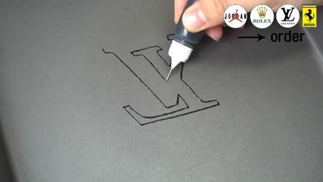 Logo Pancake Art - NIKE JORDAN AIR ROLEX LOUIS VUITTON FERRARI