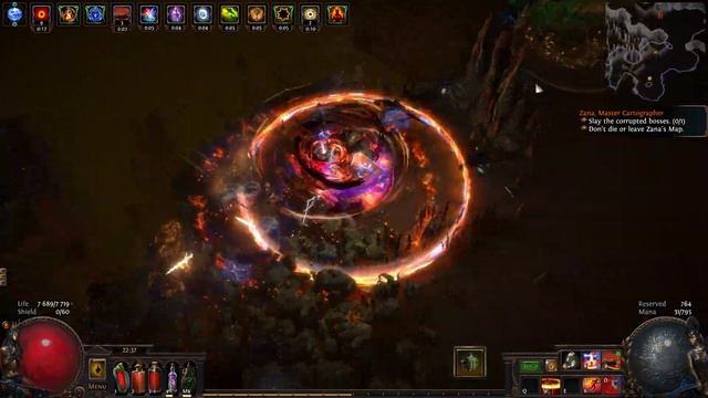 Path Of Exile 3.9.2. Righteous Fire. Maze of the Minotaur