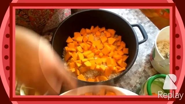 Тыквенный плов по рецепту Илашки