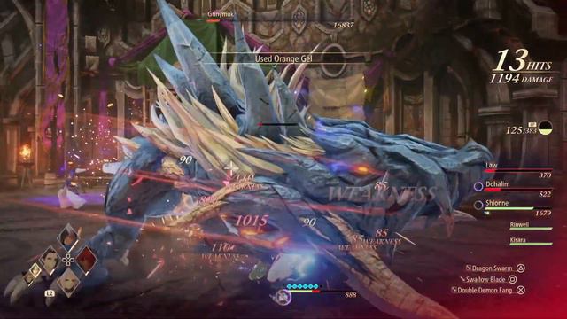 Tales of Arise Lets Play Part 31 - Grinymuk Boss Fight (No Commentary) Hard