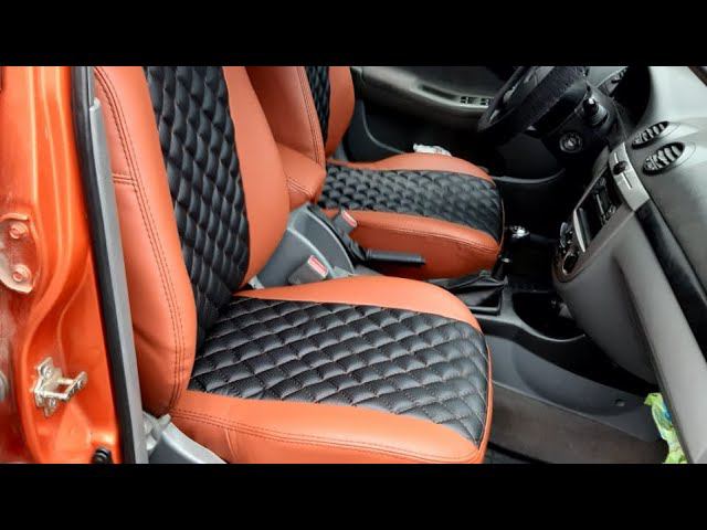 Автомобильные чехлы Exclusive Ромб 3D Chevrolet Lacetti