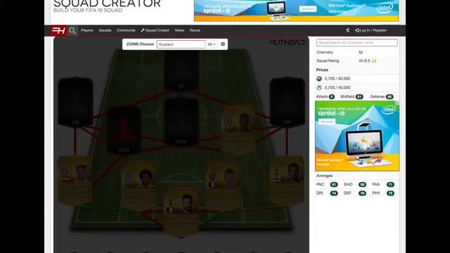 70k- Transferred Douglas Costa skill squad ft Ribiery - FIFA 15 squad builder