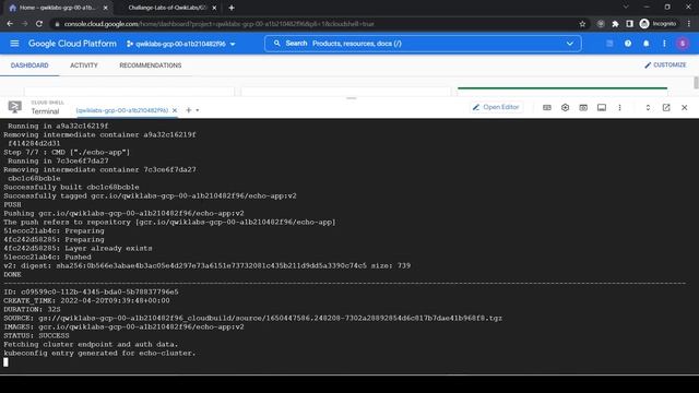 Scale Out and Update a Containerized Application on a Kubernetes Cluster| GSP116|Facilitator Prog.