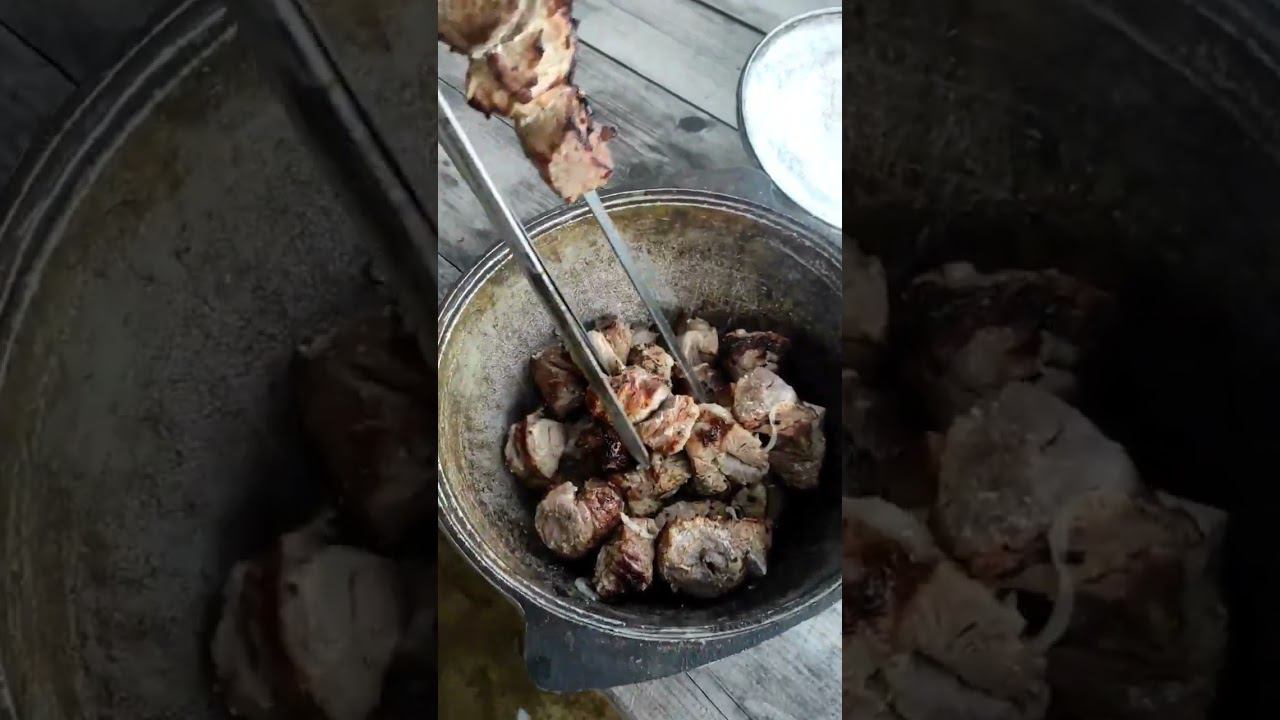 ШАШЛЫК Рецепт в конце видео #рецепты #шашлык
