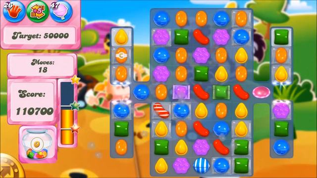 Candy Crush - Level 1368 - 2 Stars - No Booster