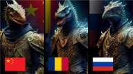 Все страны в виде динозавров | Реалистичное искусство с использованием нейронной сети