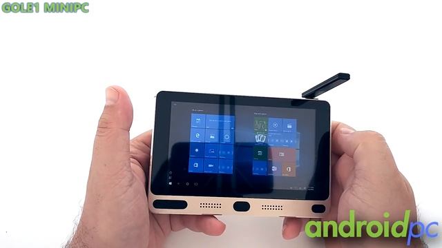 Unboxing: GOLE1 MiniPC con pantalla táctil de 5" y Dual OS